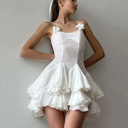 Chic Sleeveless High-Waisted Mini Dress - A Timeless Women's Fashion Essential - Très Elite