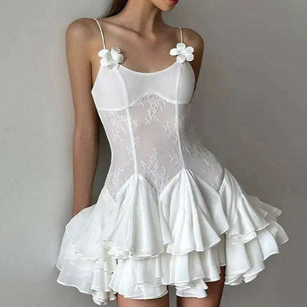 Chic Sleeveless High-Waisted Mini Dress - A Timeless Women's Fashion Essential - Très Elite