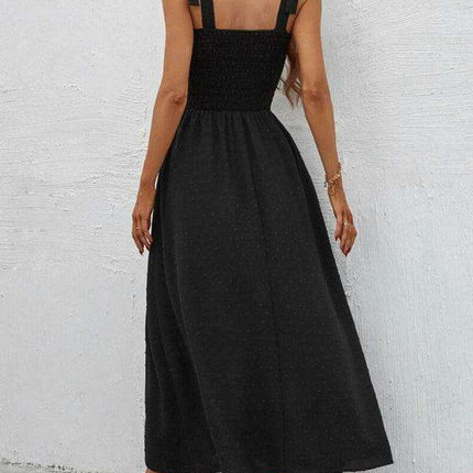 Chic Sleeveless Sling Print Maxi Dress for Effortless Elegance - Très Elite