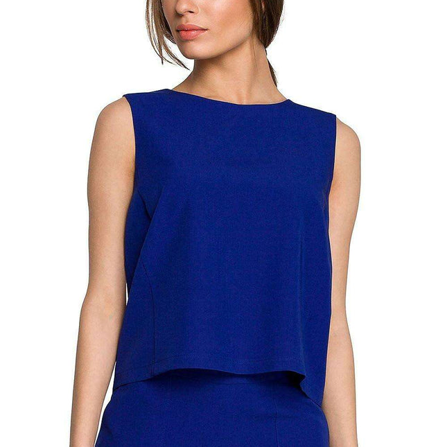 Chic Sleeveless Trapeze Top