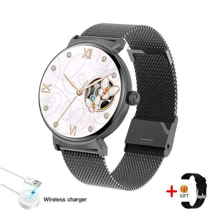 Chic Smart NFC Watch for Women with Bluetooth Calling, GPS, and Health Monitoring - Très Elite