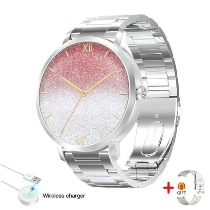 Chic Smart NFC Watch for Women with Bluetooth Calling, GPS, and Health Monitoring - Très Elite