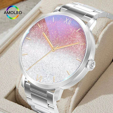 Chic Smart NFC Watch for Women with Bluetooth Calling, GPS, and Health Monitoring - Très Elite