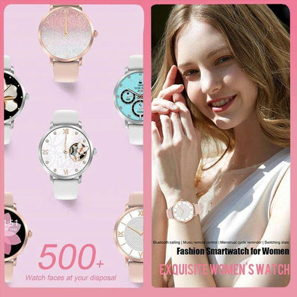 Chic Smart NFC Watch for Women with Bluetooth Calling, GPS, and Health Monitoring - Très Elite