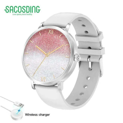 Chic Smart NFC Watch for Women with Bluetooth Calling, GPS, and Health Monitoring - Très Elite