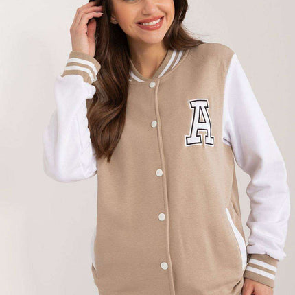 Chic Snap Button Sweatshirt for Active Women - Très Elite