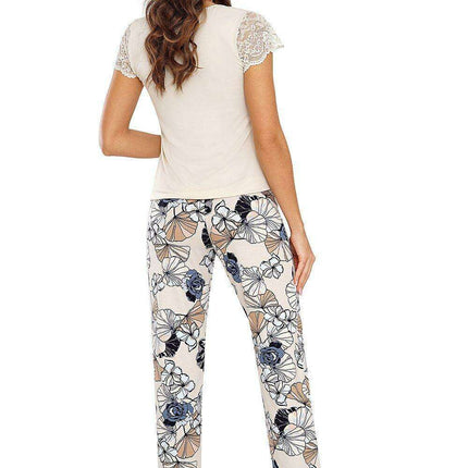 Chic Sofia Lace-Trimmed Sleepwear Set