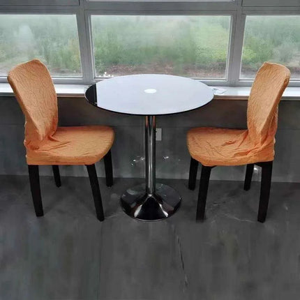 Chic Space-Saving Tempered Glass Dining Table Set for Modern Living - Très Elite