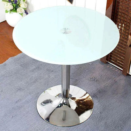 Chic Space-Saving Tempered Glass Dining Table Set for Modern Living - Très Elite