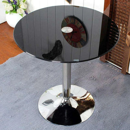 Chic Space-Saving Tempered Glass Dining Table Set for Modern Living - Très Elite