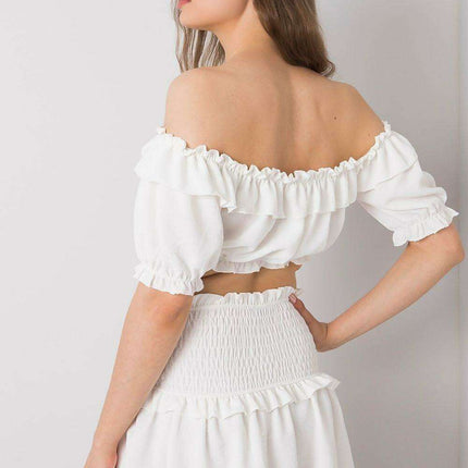 Chic Spanish-Style Tie-Front Top - Très Elite