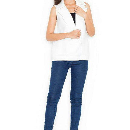 Chic Sporty Sleeveless Gilet with Classic Lapel - Katrus Vest - Très Elite