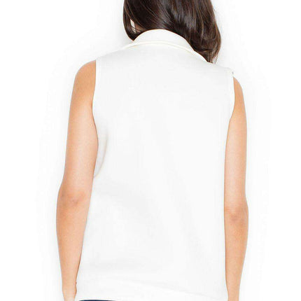 Chic Sporty Sleeveless Gilet with Classic Lapel - Katrus Vest - Très Elite