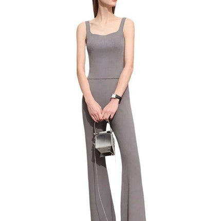 Chic Square Neck Knitted Summer Camisole Top for Women - Très Elite