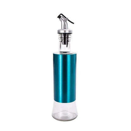 Chic Stainless Steel Oil Dispensing and Spice Jar Ensemble - Transform Your Cooking Journey - Très Elite