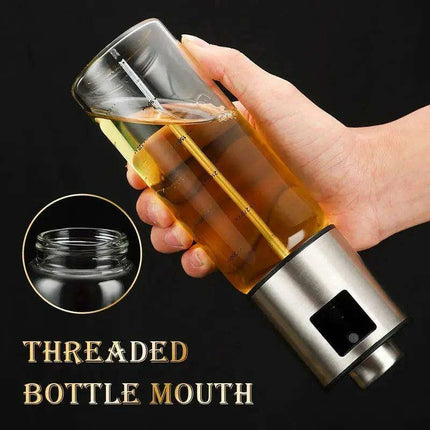 Chic Stainless Steel Olive Oil Mist Sprayer for Health-Conscious Cooking - Très Elite