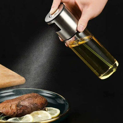 Chic Stainless Steel Olive Oil Mist Sprayer for Health-Conscious Cooking - Très Elite