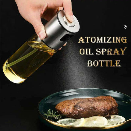 Chic Stainless Steel Olive Oil Mist Sprayer for Health-Conscious Cooking - Très Elite
