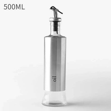 Chic Stainless Steel and Glass Oil and Vinegar Dispenser: A Culinary Must-Have - Très Elite