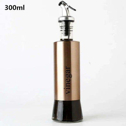 Chic Stainless Steel and Glass Oil and Vinegar Dispenser: A Culinary Must-Have - Très Elite