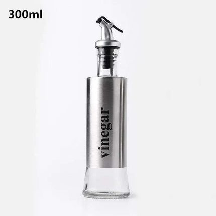 Chic Stainless Steel and Glass Oil and Vinegar Dispenser: A Culinary Must-Have - Très Elite