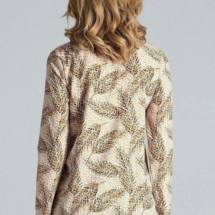 Chic Stand-Up Collar Snap Blouse for Timeless Elegance - Très Elite