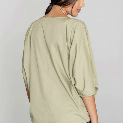 Chic Stitched Blouse by Figl - Très Elite