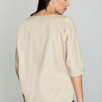 Chic Stitched Blouse by Figl - Très Elite