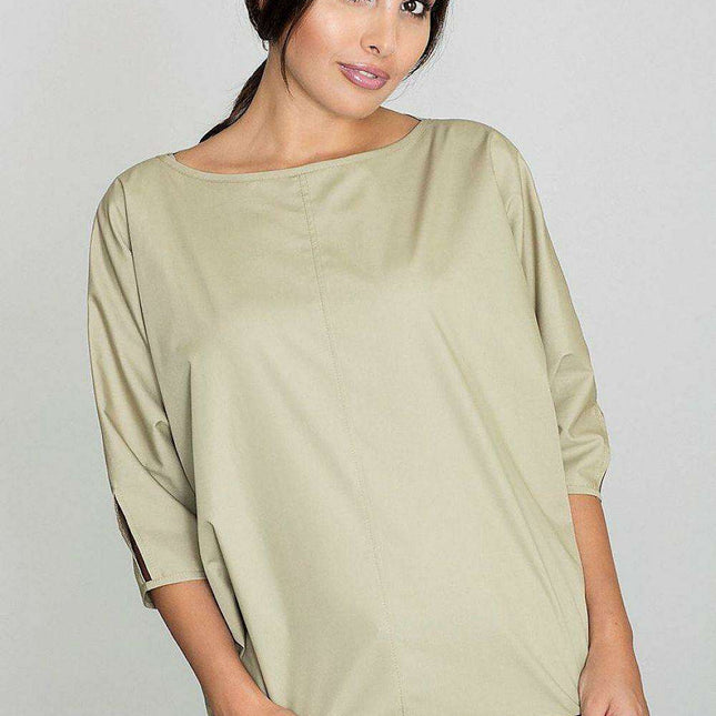 Chic Stitched Blouse by Figl