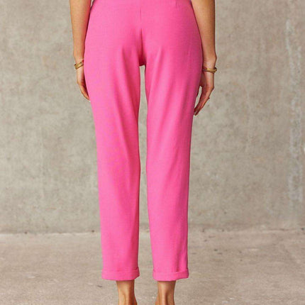 Chic Straight-Leg Trousers by Roco Fashion - Très Elite