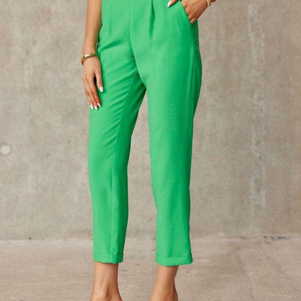 Chic Straight-Leg Trousers by Roco Fashion - Très Elite