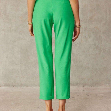 Chic Straight-Leg Trousers by Roco Fashion - Très Elite