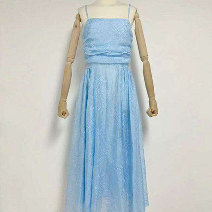 Chic Strapless Maxi Dress with Unique Sling Waist - Timeless Romance - Très Elite