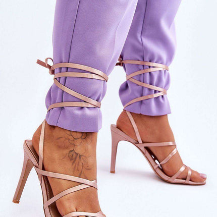 Chic Strappy Heeled Sandals - Model 179632 - Très Elite