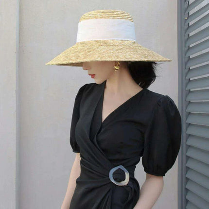 Chic Straw Hat for Women: Ultimate Sun Protection and Style - Très Elite