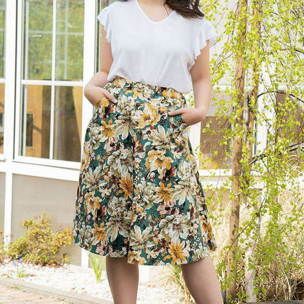 Chic Stretch Cotton Maxi Skirt for Effortless Elegance - Très Elite