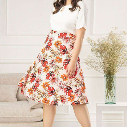 Chic Stretch Cotton Maxi Skirt for Effortless Elegance - Très Elite