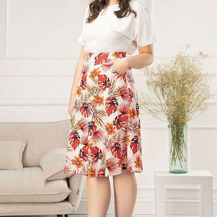 Chic Stretch Cotton Maxi Skirt for Effortless Elegance - Très Elite