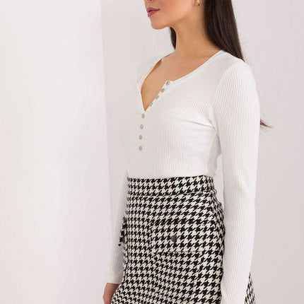 Chic Striped Cotton Elegance Blouse - Très Elite