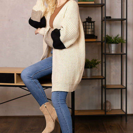 Chic Striped Cozy Cardigan - Très Elite