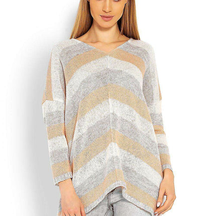 Chic Striped Cozy Jumper - Très Elite