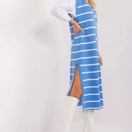 Chic Striped Midi Dress with Romantic Heart Neckline for Everyday Elegance - Très Elite