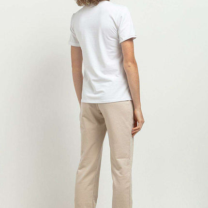 Chic Striped V-Neck Blouse with Stylish Pleats and Cuffed Sleeves - Très Elite