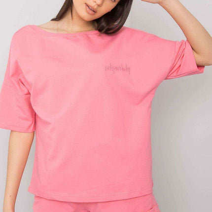 Chic Summer Cotton Outfit with Relaxed Blouse and Matching Shorts - Très Elite