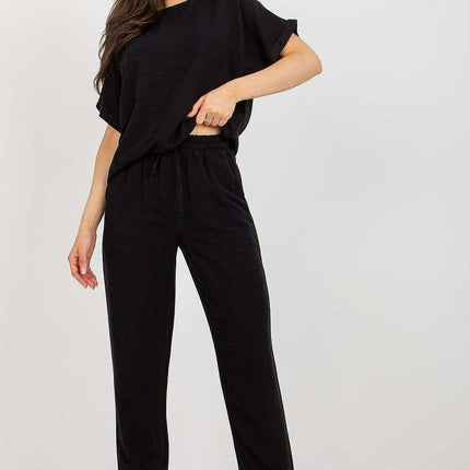Chic Summer Set Parisian Blouse and Tailored Pants