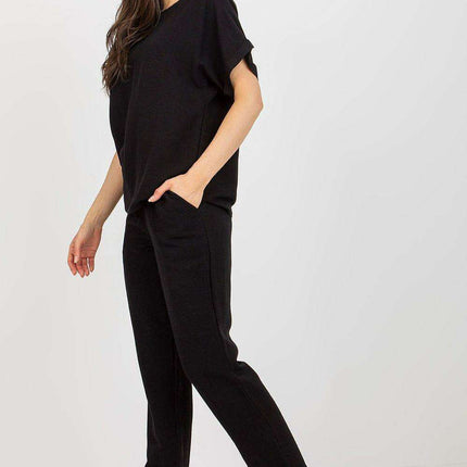 Chic Summer Set Parisian Blouse and Tailored Pants - Très Elite