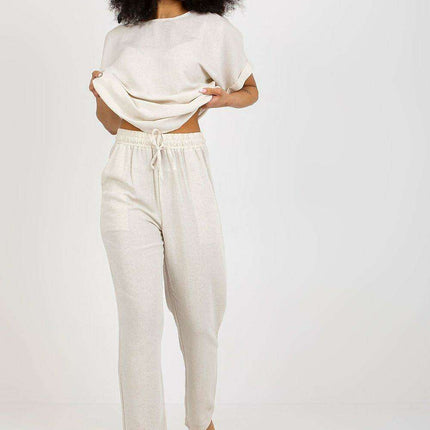 Chic Summer Set Parisian Blouse and Tailored Pants