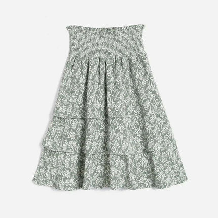 Chic Summer Smocking Skirt Sets in High-Elastic Chiffon Fabric - Très Elite