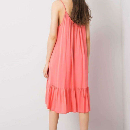 Chic Summer Strapless Flare Dress - Breezy Viscose Blend - Très Elite
