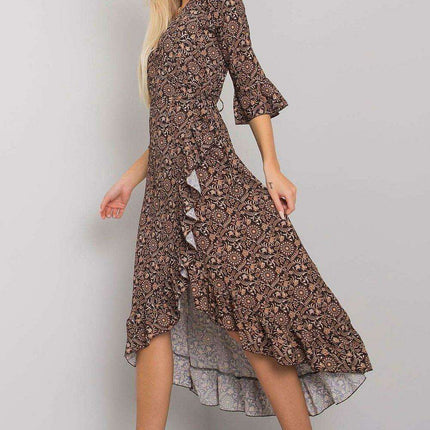 Chic Sunrise Envelope Sleeve Dress - Très Elite